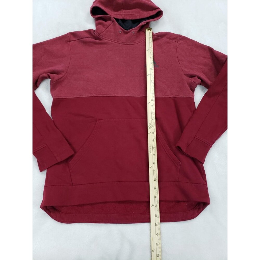 Adidas Hoodie Red M/L Adult Activewear Gym Casual Hoodie Kangaroo Pocket Warm - Picture 2 of 10